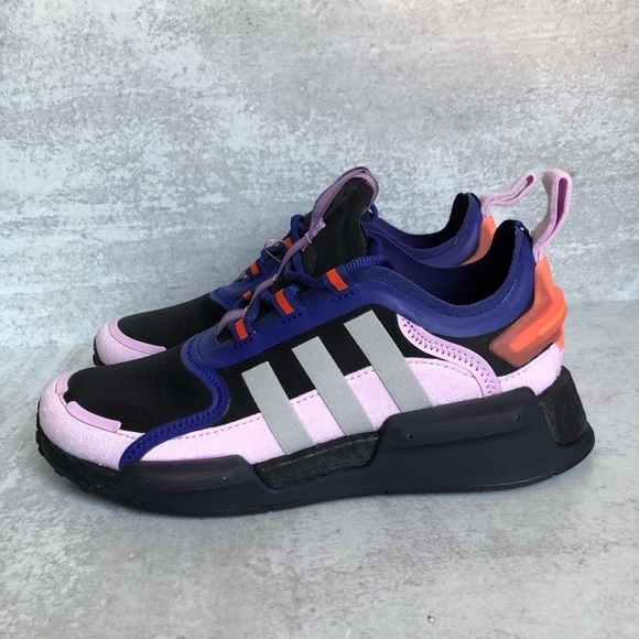 Adidas Women’s Running Shoe NMD_V3 GX6935 Purple Size 7 - Picture 2 of 12
